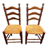 Straw campaign chairs