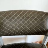Pair of gray Scandinavian style armchairs