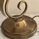 Brass flower lamp