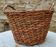 Vintage wicker basket 29 cm