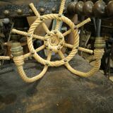 Pair of rope wall lights