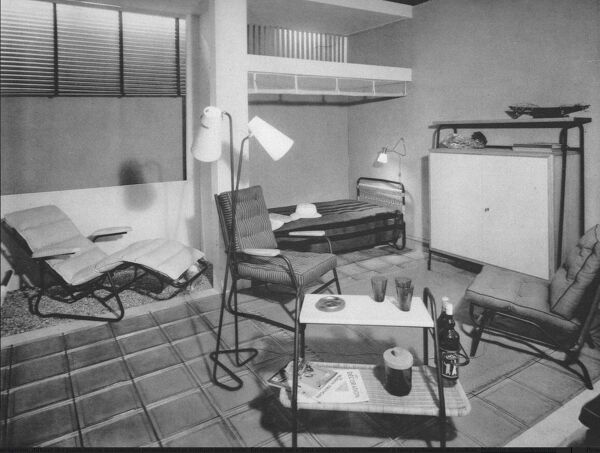 Chaise longue de Jean Lesage, édition Airborne, années 50
