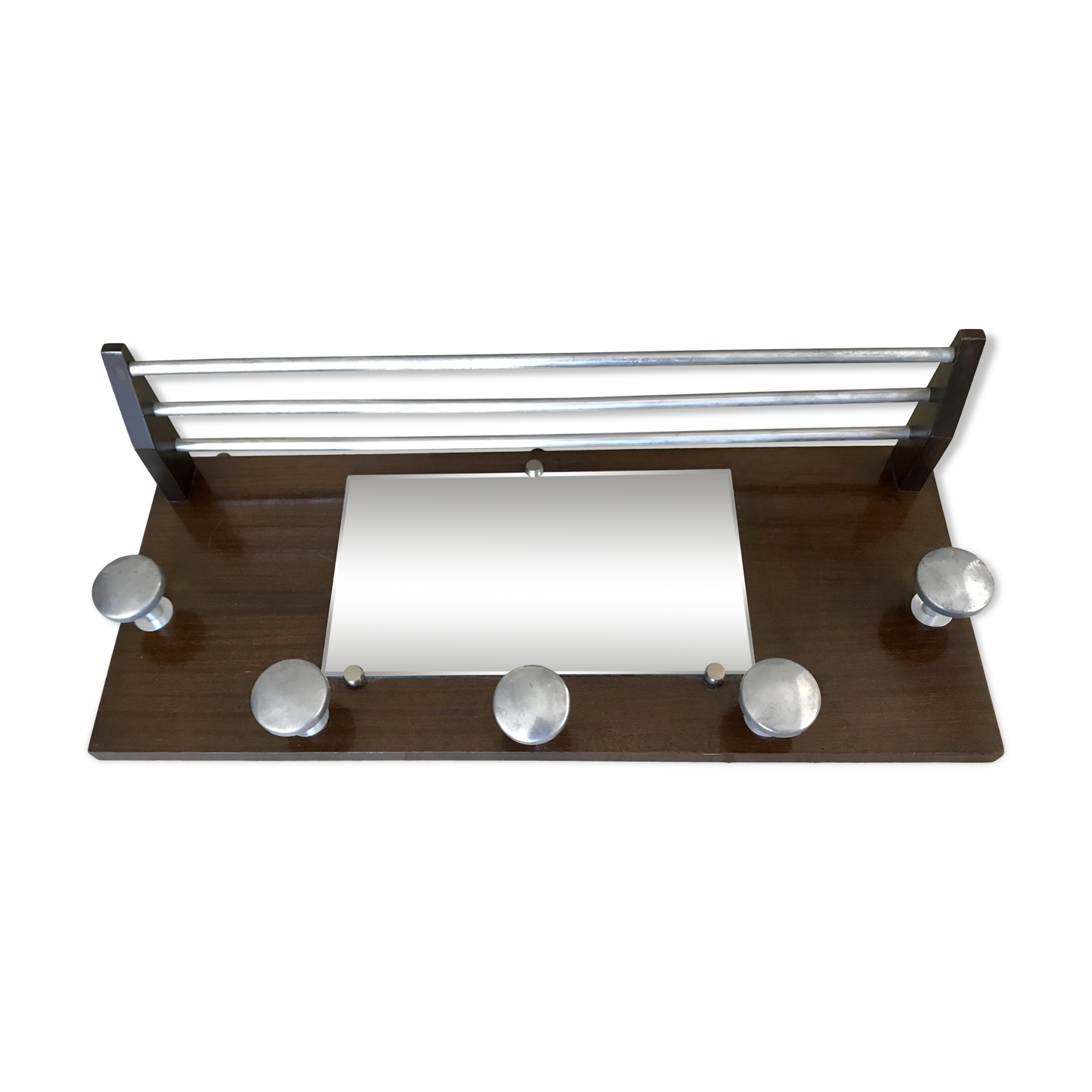 Coat locker room Art deco rosewood