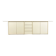 Cream lacquered sideboard 1980