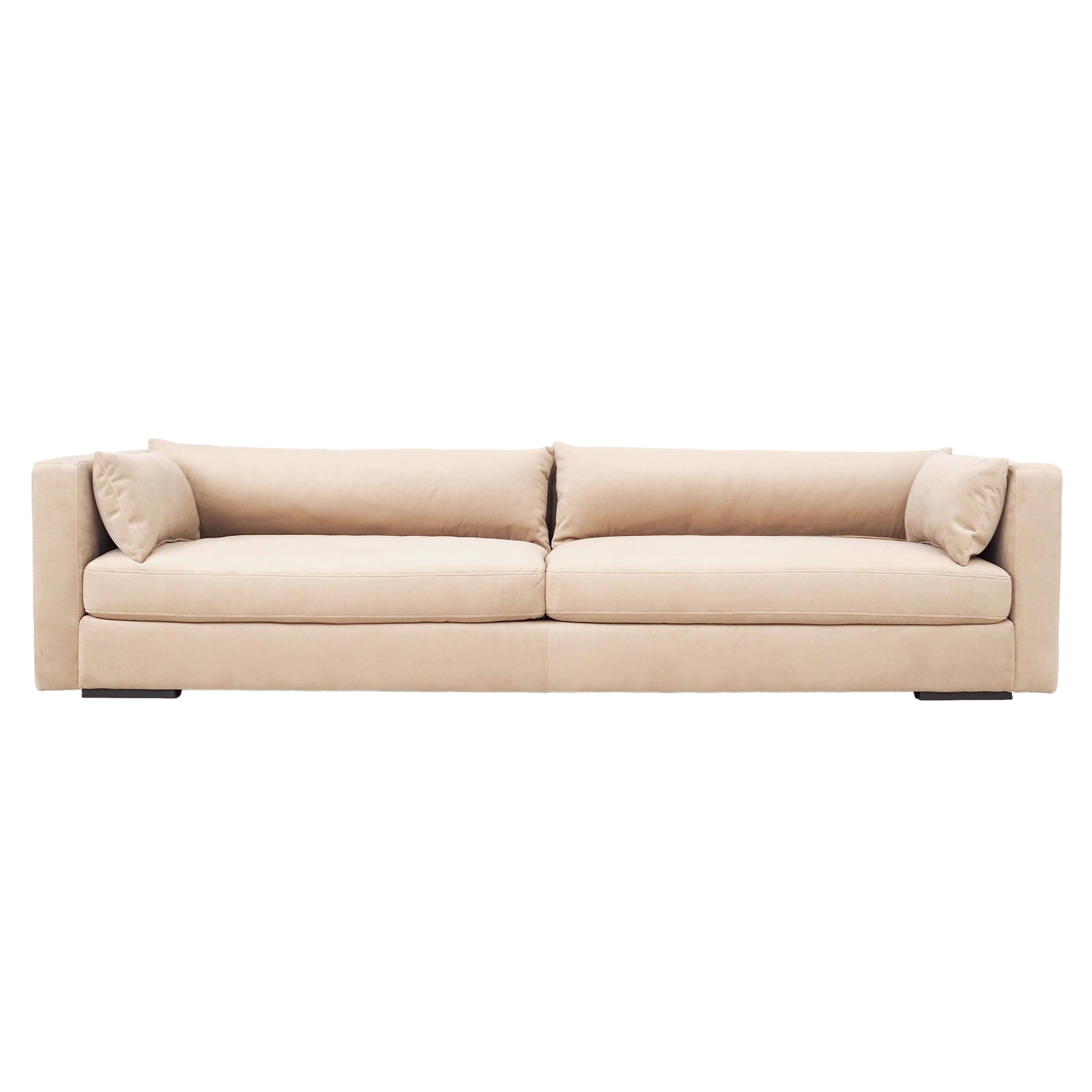Canapé sztokholm beige velour, design scandinave