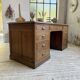 1950s oak office counter