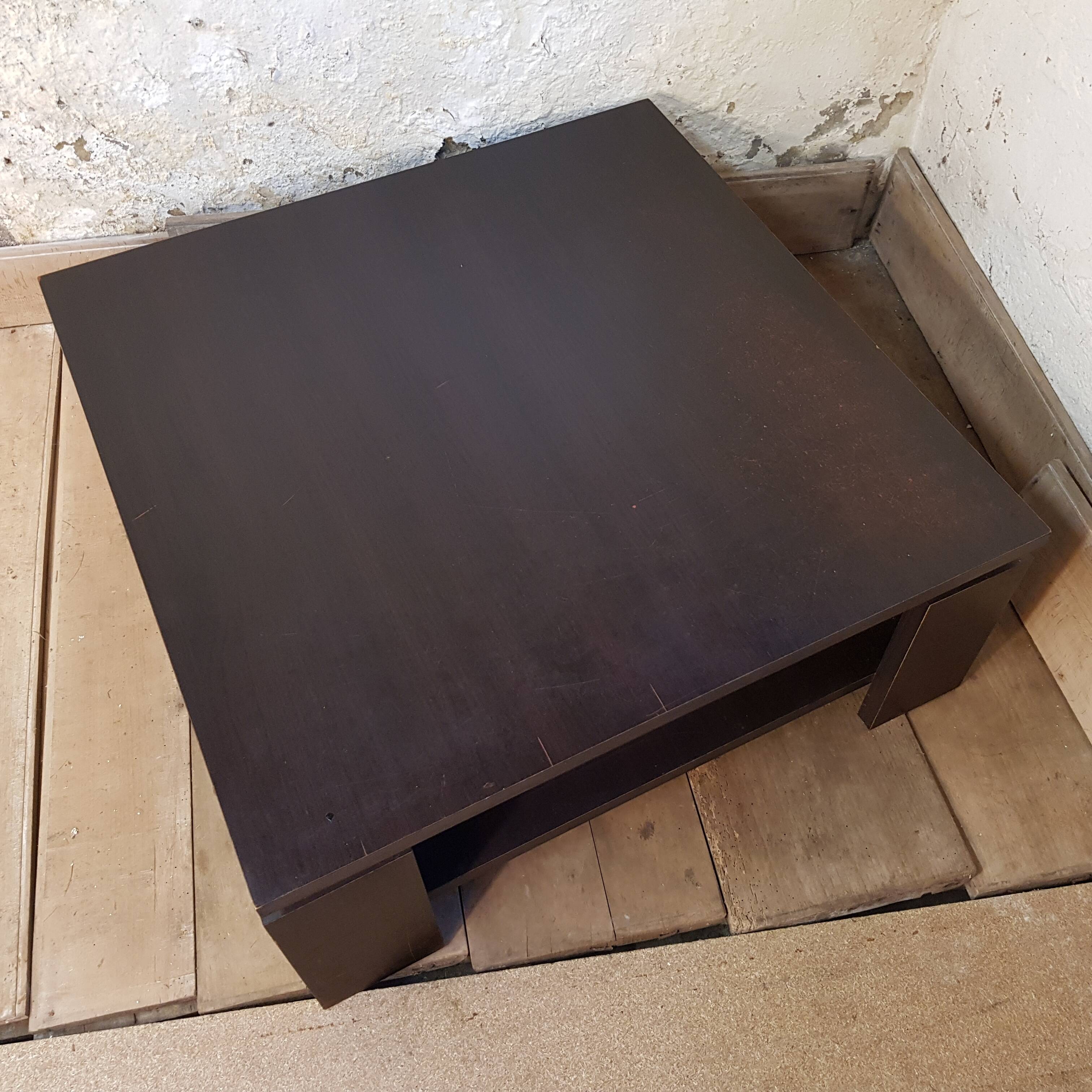Black coffee table 1980