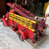 Vintage metal fire truck