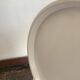 Pair of bedside tables 1970 Space Age in white ABS