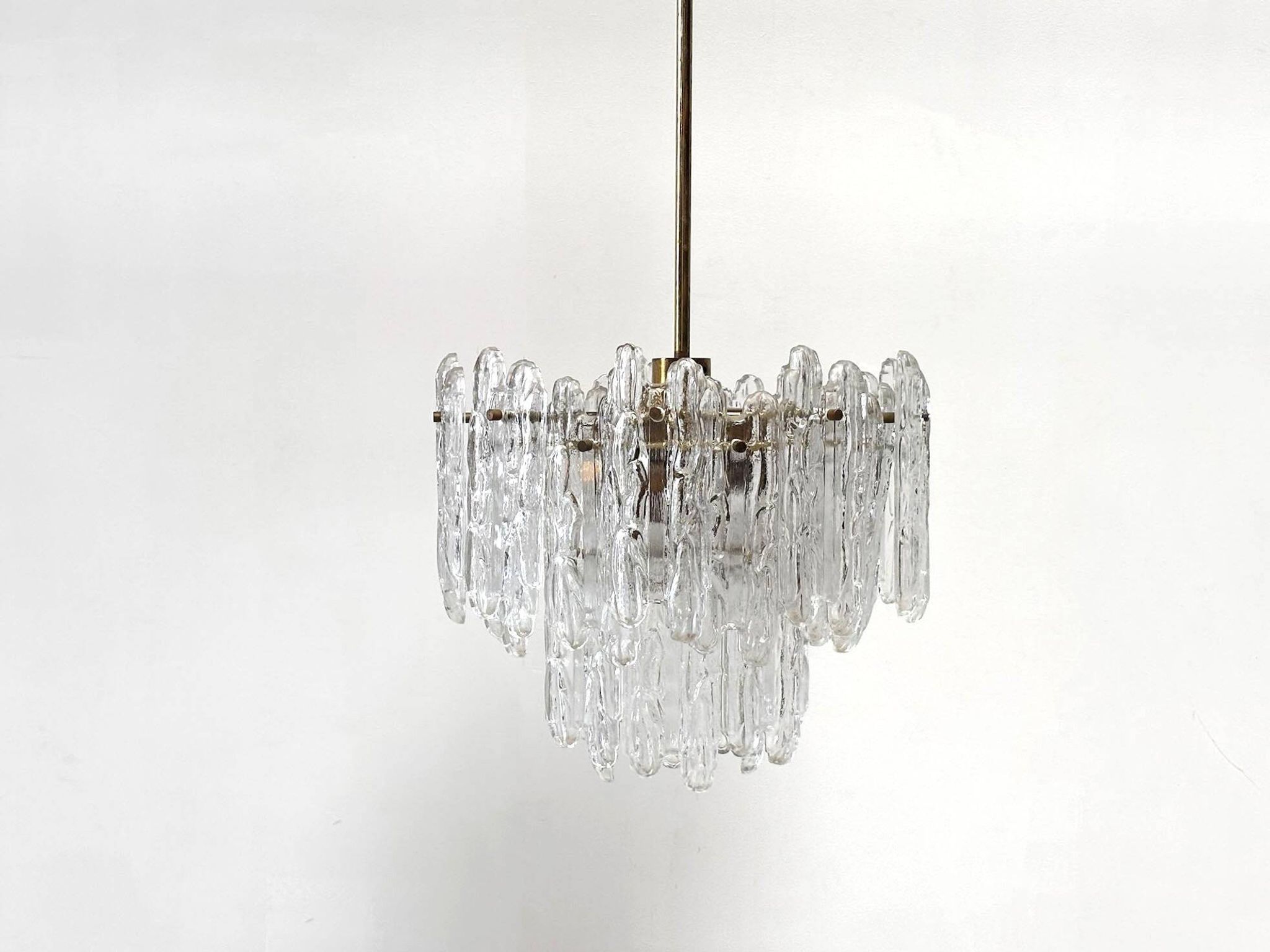 Chandelier en verre Kinkeldey
