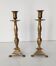 Pair of tripod candlesticks with lion's paws - Napoleon III - 19th century