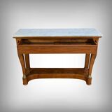 Console en Ronce de Noyer, époque Restauration – Début XIXe