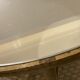 Table basse ronde miroir vintage
