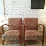 English armchair couple art deco