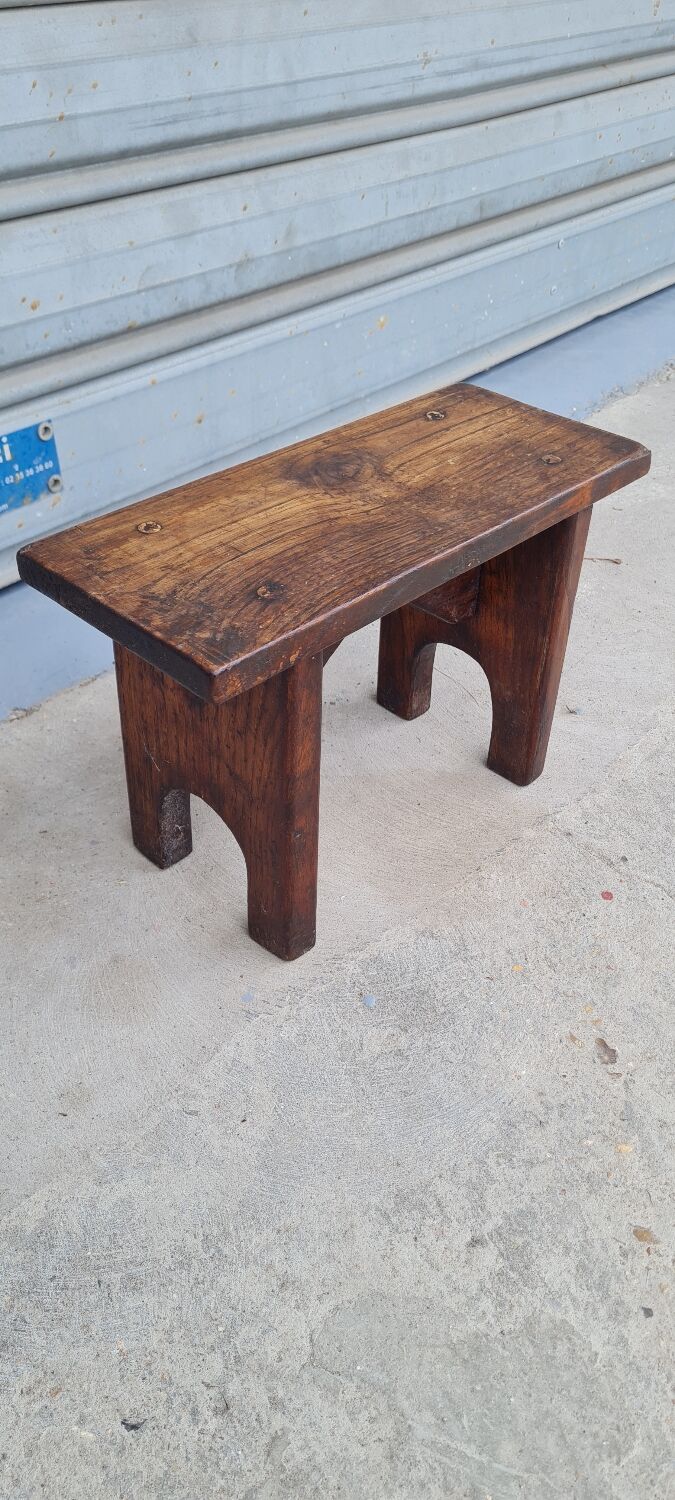 Solid oak stool 1940