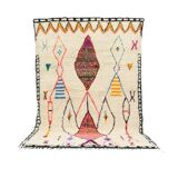 Handmade wool Berber rug 292 x 182 cm