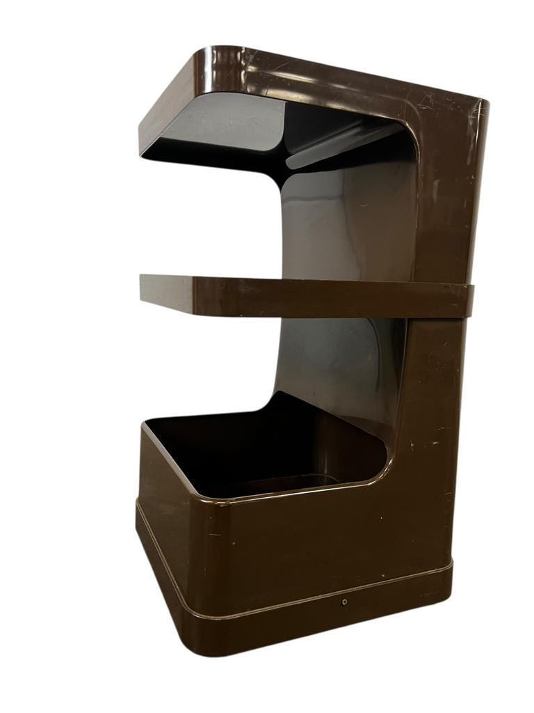 Vintage space age bar trolley side table 'Flair for Prisunic'