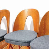 Set of five chairs, design. A. Suman, Tatra Nabytok, Czechoslovakia, 60s