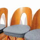 5 chaises, design. A. Suman, Tatra Nabytok, Tchécoslovaquie, années 60