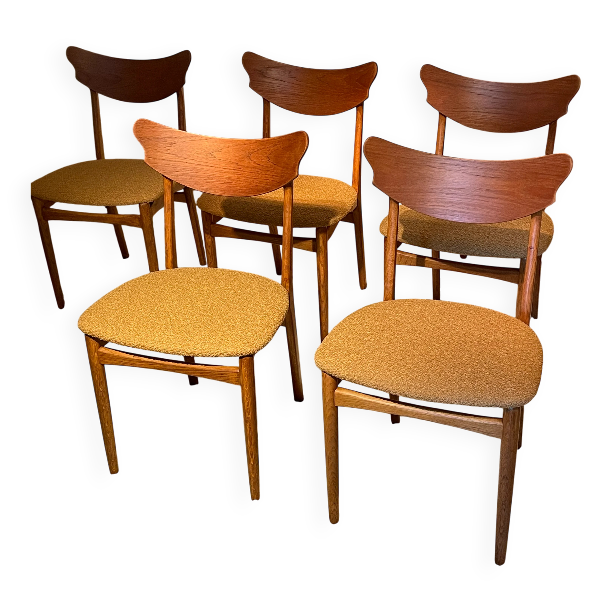Chaise scandinave vintage « Rosa » (6 disponibles)
