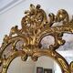 Large Louis XVI style mirror with shutters in perfect condition.