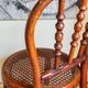 Children's chair in curved round wood old year