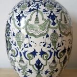 Vase "Egg" Porcelain of Rouen