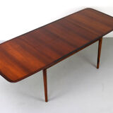 Extendable wooden dining table, manufactured by Lübke, Germany