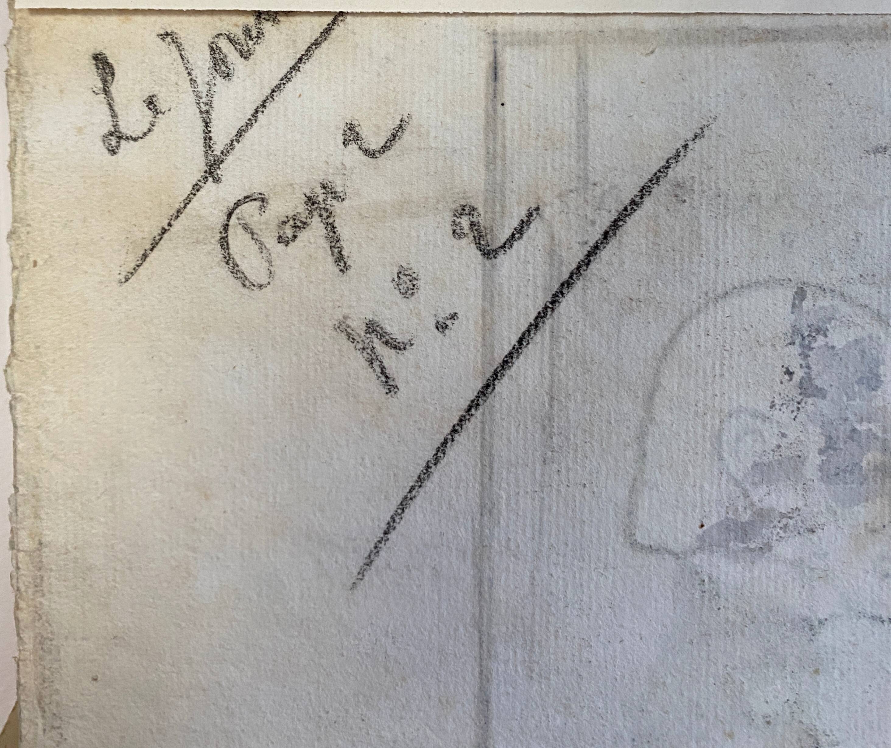 Pair of old cartoons Presse signed Dandurand and Berly