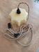 Vintage glass portable lamp
