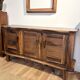 Brutalist enfilade in olive wood, 1952