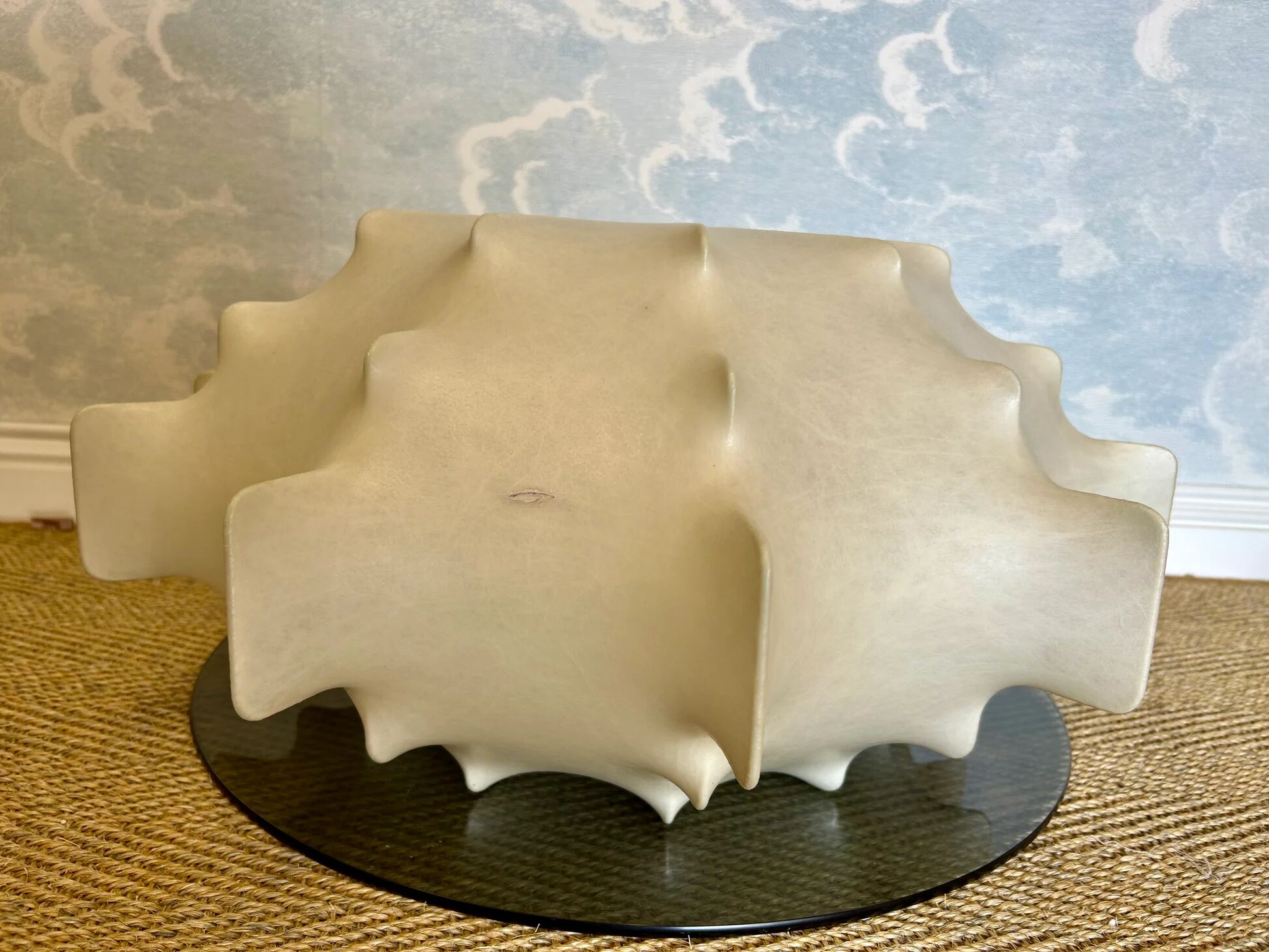 Suspension Cocoon by Goldkant, Germany, 1960s, in the style of Taraxacum S by Castiglioni FLOS.