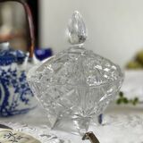 Cut crystal candy box