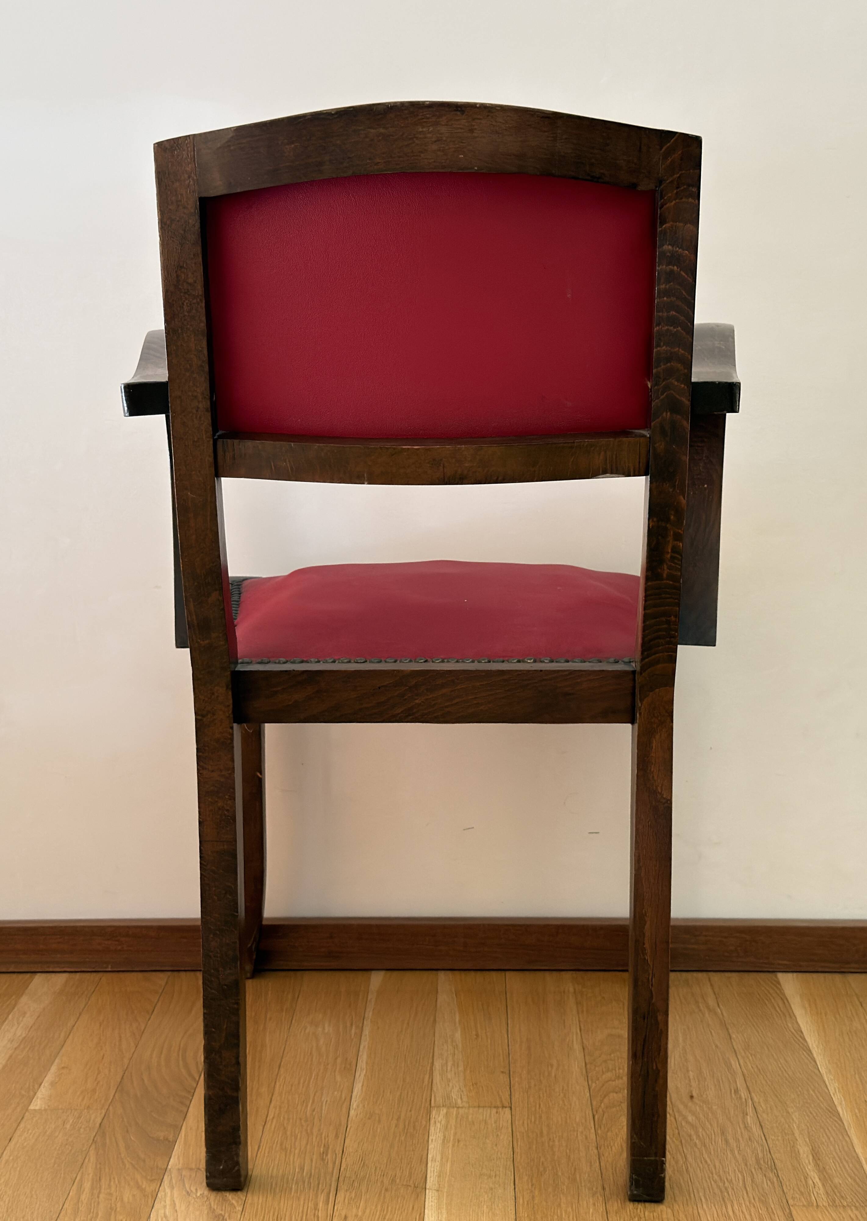 Vintage bridge armchair - 1950s - Good original condition