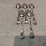 5 tablespoons 800 silver Swiss goldsmith Jezler model Muguet