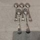 5 tablespoons 800 silver Swiss goldsmith Jezler model Muguet