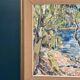 Original Swedish Oil on Canvas - "Natural Landscape" - Signed - Vintage and Framed - 68 × 56 cm