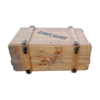 Wooden shipping crate L 105 cm