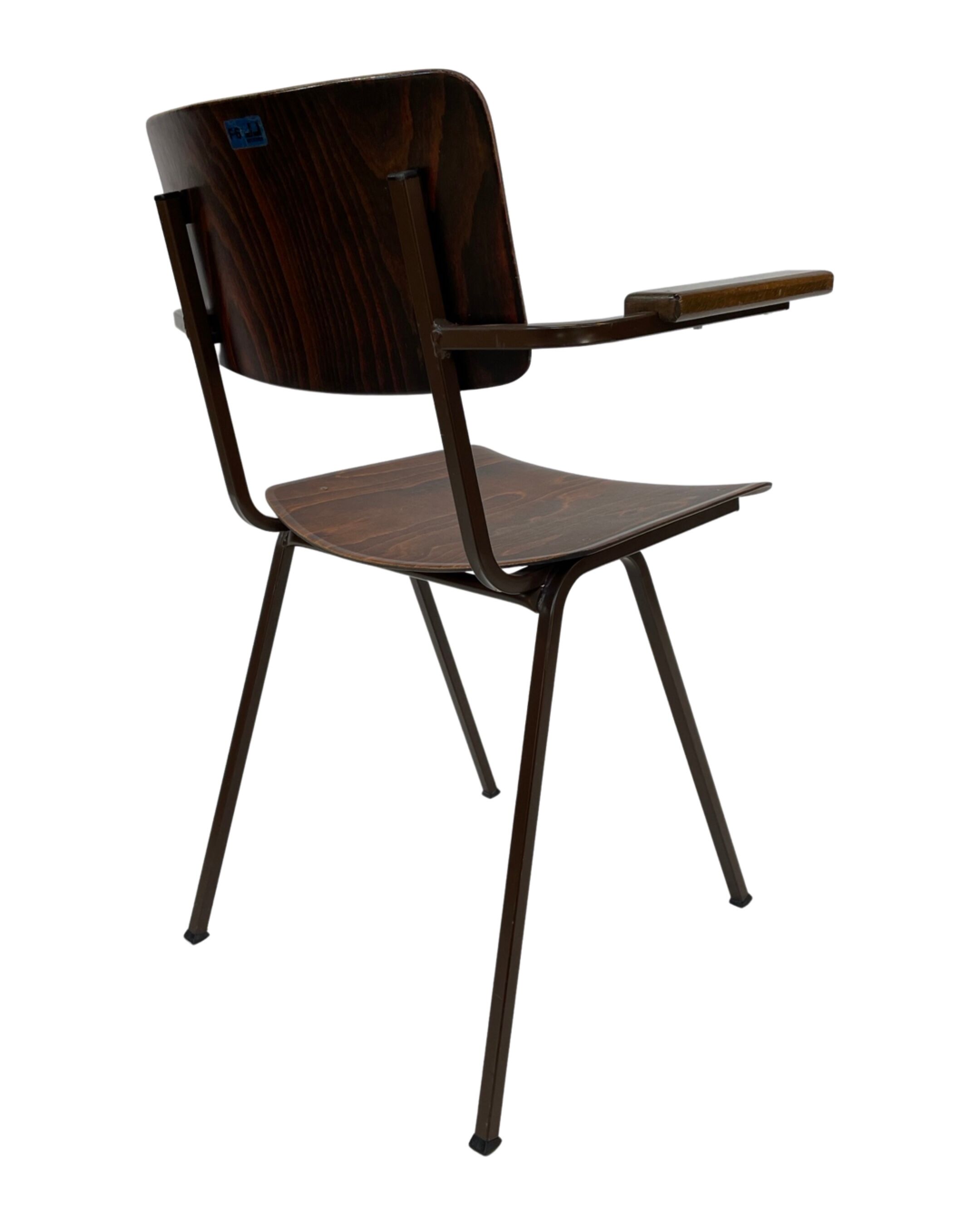Chaises vintage school années 1960 Eromes
