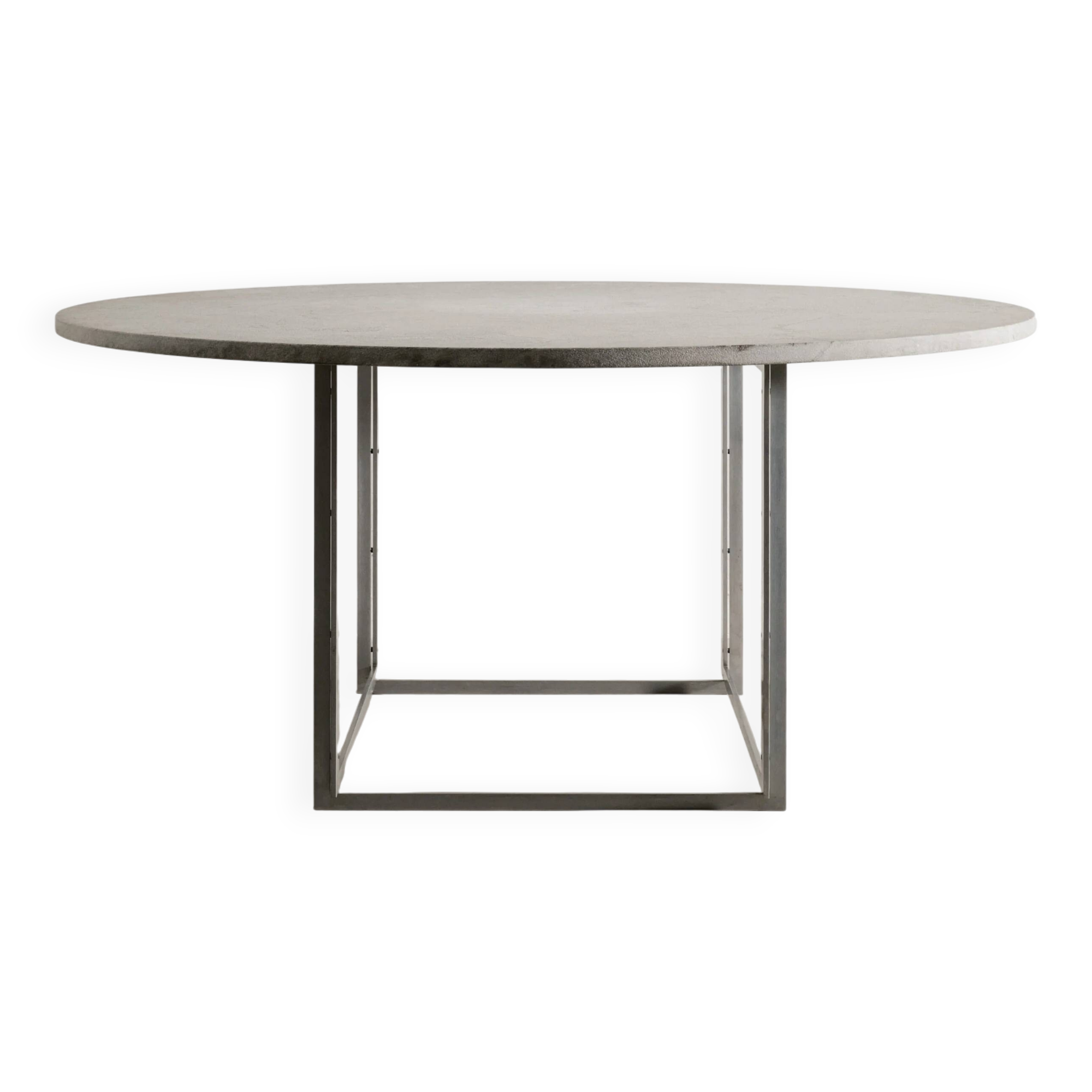 Vintage Danish Poul Kjærholm "PK54" Dining Table in Marble by E. Kold 1960s