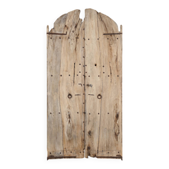 Naya - Ancienne porte indienne en bois massif