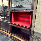 Modular library MD design 1975 mahogany