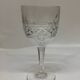 Set of 12 cut crystal stemmed glasses from the Nancy crystal factory, art deco