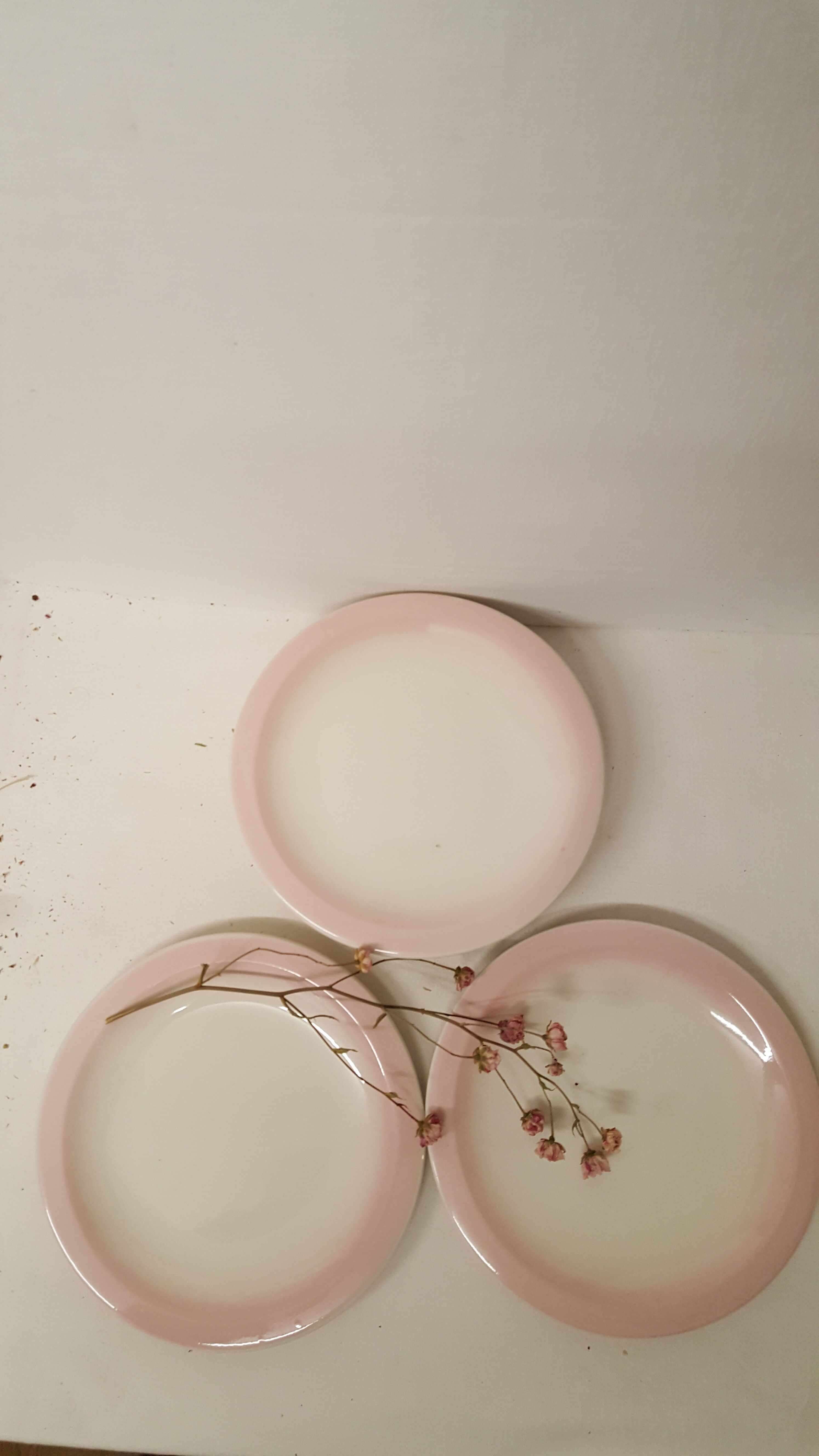 Set of 6 vintage dessert plates, Ceramica CCC, Italy