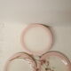 Set of 6 vintage dessert plates, Ceramica CCC, Italy
