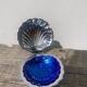 Silver plated butter dish shell 1950