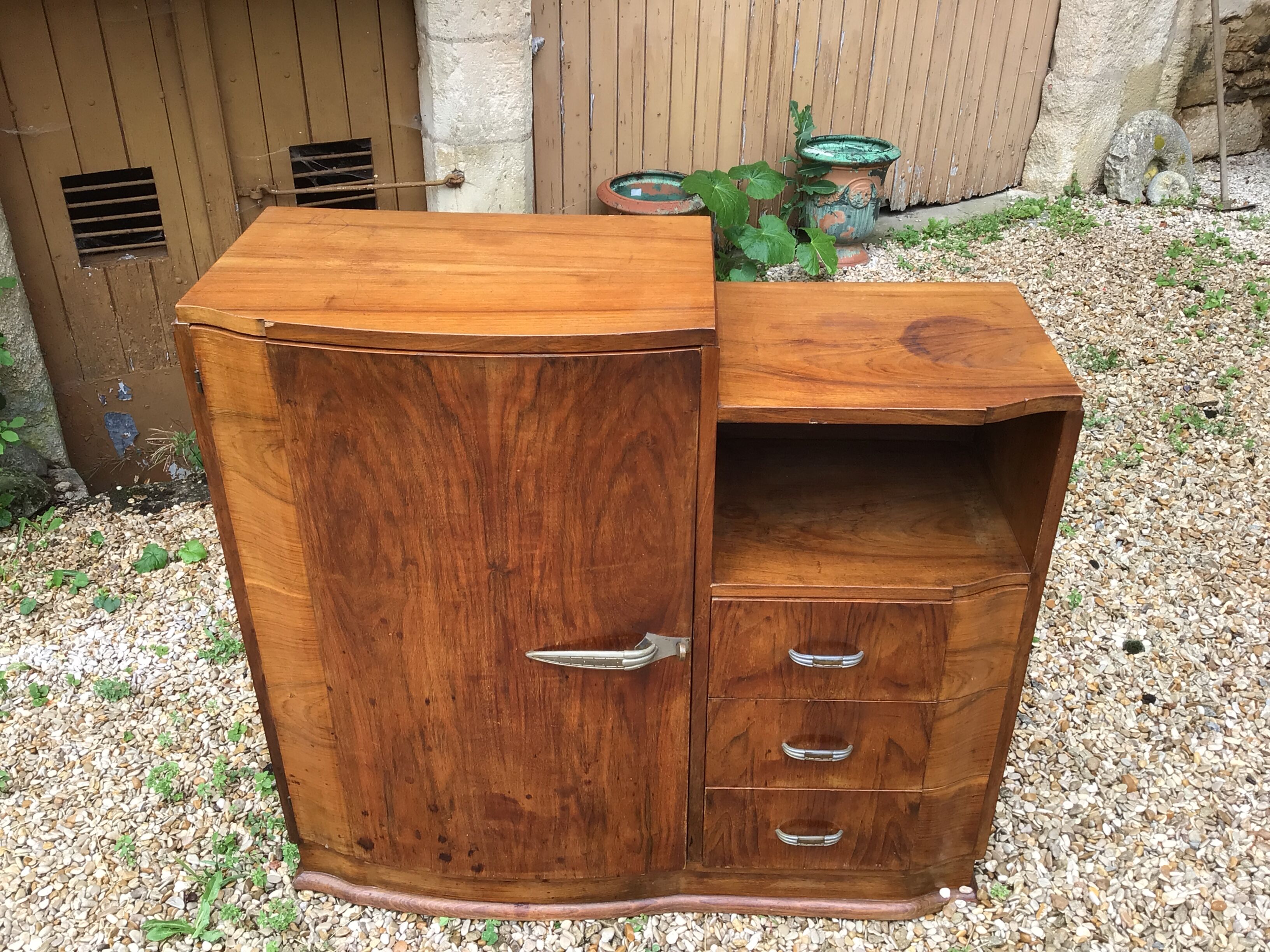Bar furniture / buffet art deco salon around 1940