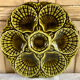 Lot 6 plates of oysters barbotine Sarreguemines