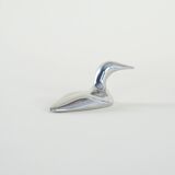 Aluminium sculpture of a duck, Canadian design, 1980s, production: Hoselton