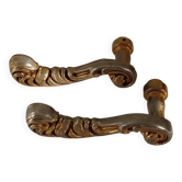 Gold door handles
